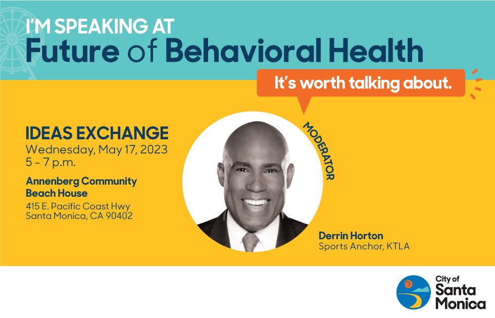 DerrinHorton's tweet photo. @Lakers having a great playoffs.  Go @Dodgers ! Love LA Sports but next week using the platform to impact an important issue in our community. 
#MentalHealthAwarenessMonth https://t.co/d4CGT2mGeX