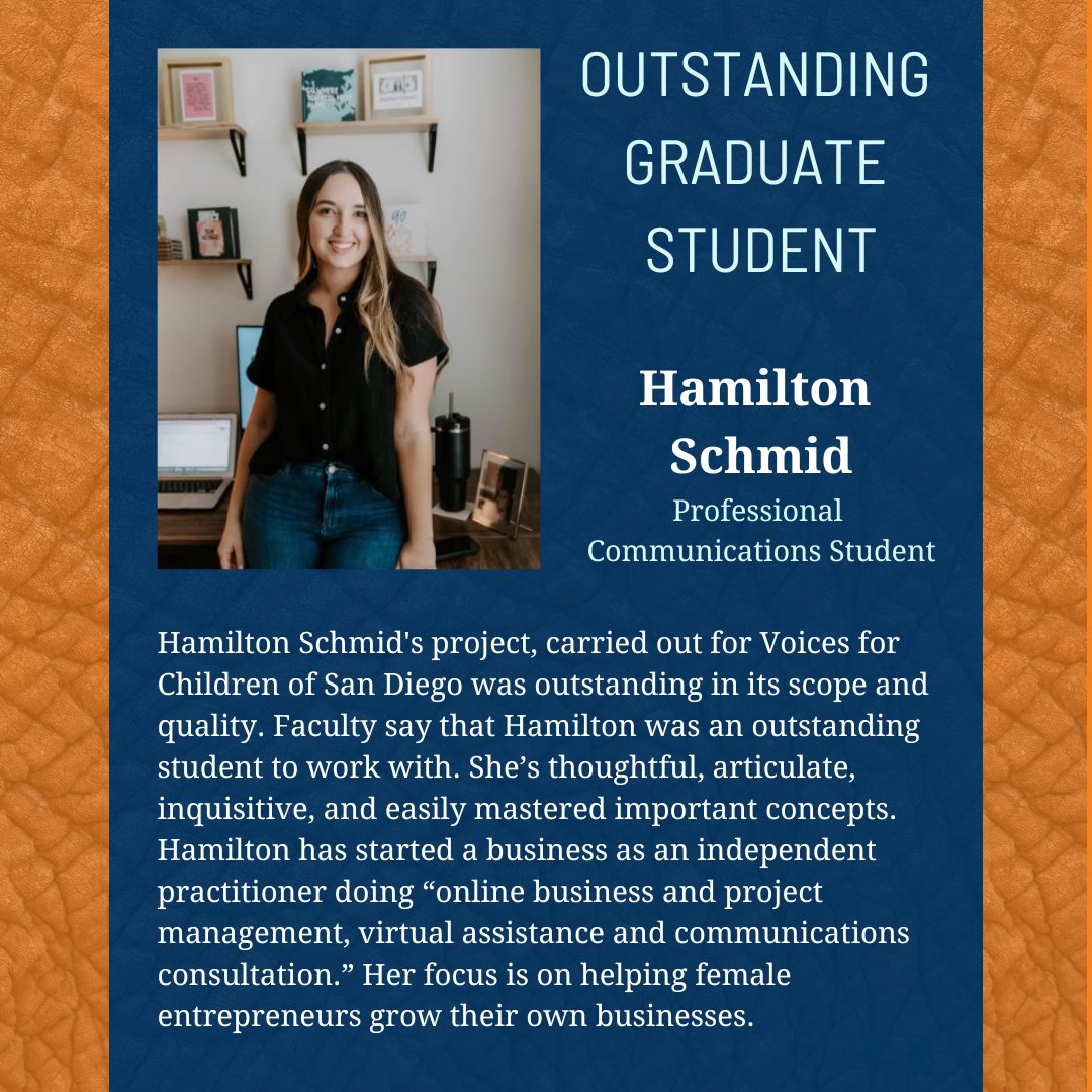 csufcommdept's tweet image. Congratulations to our 2023 Communications award recipients!  

To see the list of all awards &amp;amp; scholarship recipients visit communications.fullerton.edu/comm/spotlight…

Awards &amp;amp; certificates will be available for pick up in the Department of Communications office, College Park 400, Monday, May 15