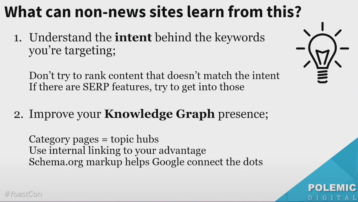 So much to learn from news SEO!  #YoastCon2023 #YoastCon