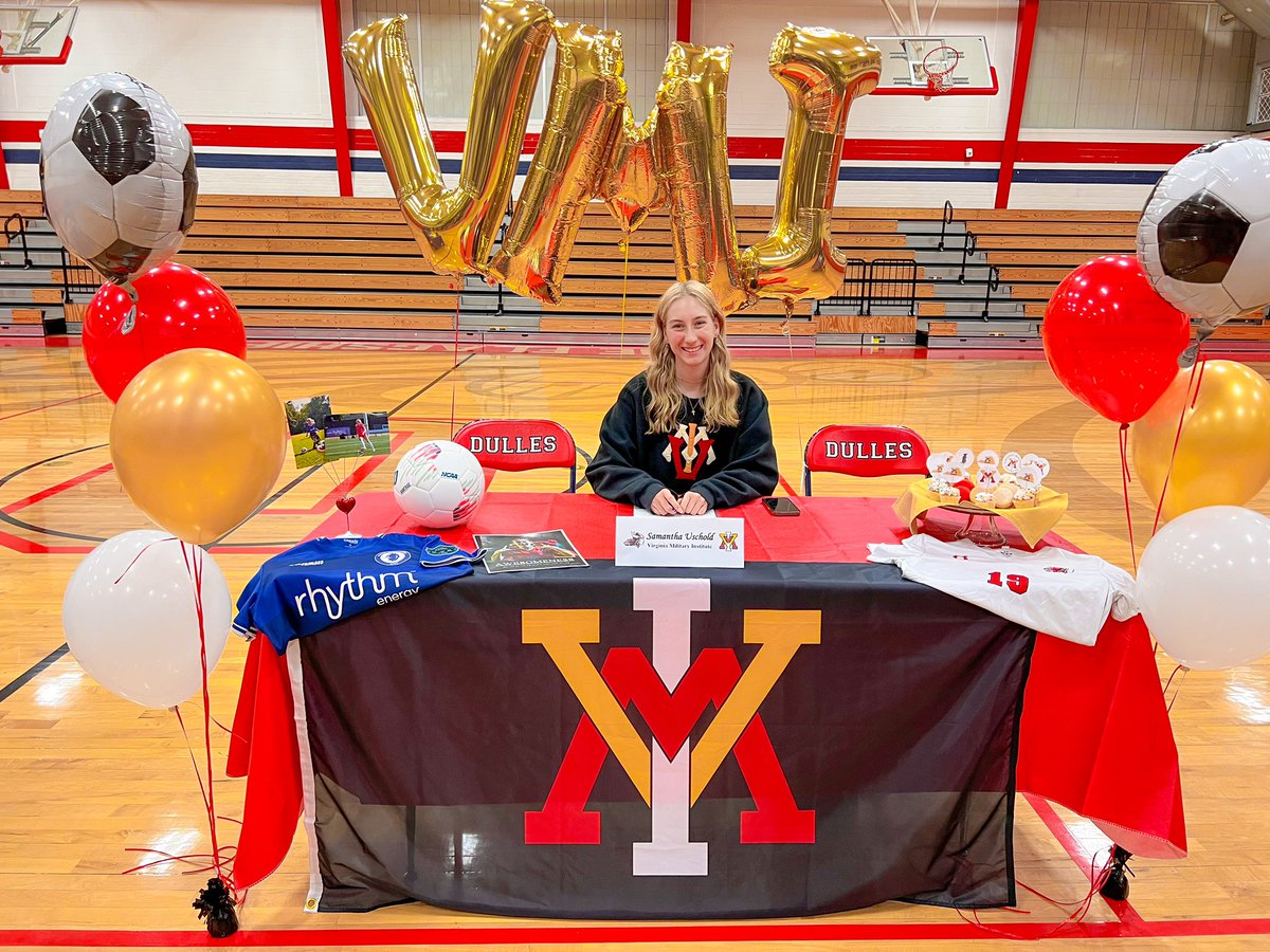 So excited to be official! Matriculation in 100 days!!! #rahvamil 🥳❤️🦘<a href="/VMI_WoSoc/">VMI Women's Soccer</a>