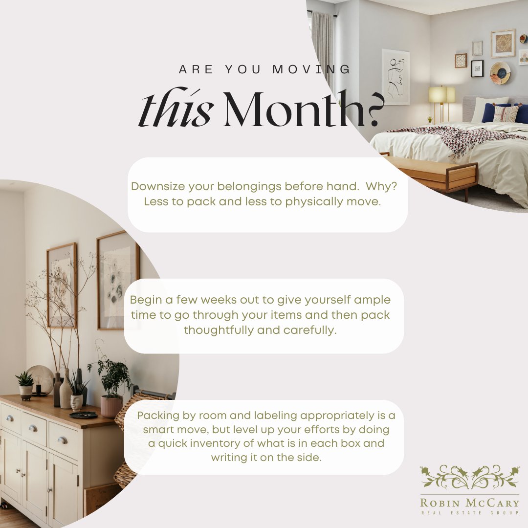 Robin_McCary's tweet image. Did you know that May is national moving month?  Here are some tips to help you if you are planning on moving in the future!
#movingtips #movingtipsandtricks #movingtips101 #homeselling #homebuying #weremoving #relocatingtips #relocation #buyingahome