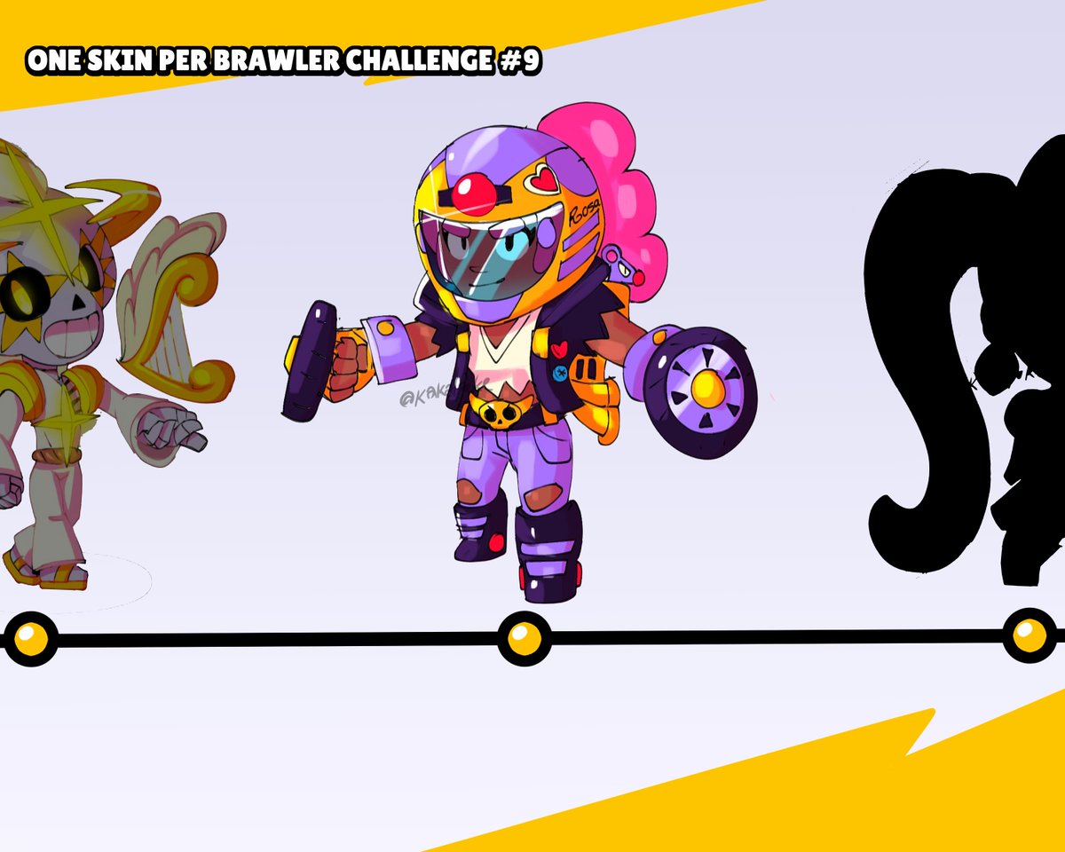 kakatpoke's tweet photo. One skin per brawler challenge!!!
#9  🏍️Moto Rosa 🛞
#BrawlStars #BrawlStarsArt https://t.co/voUfqQzhKq
