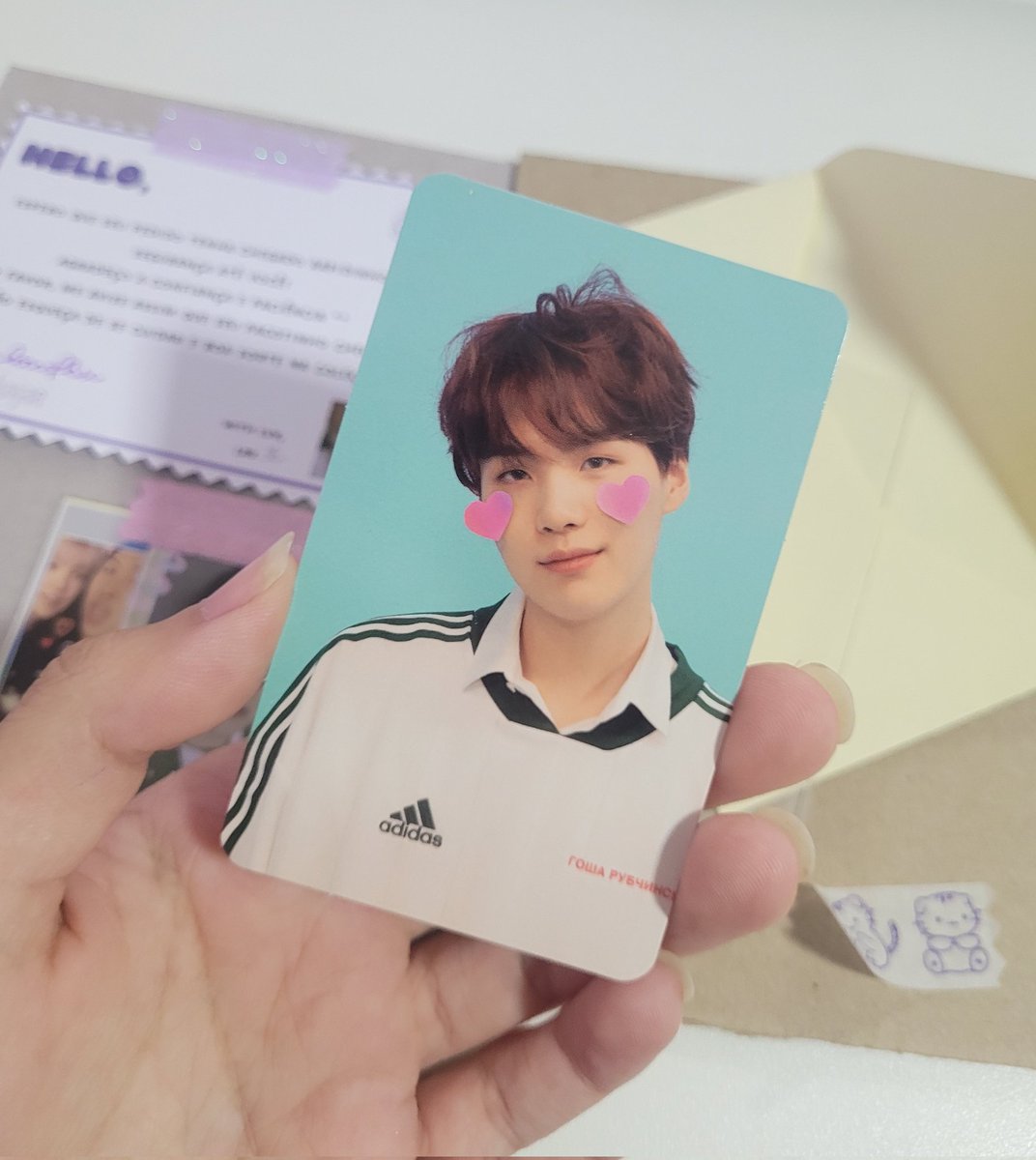 tkyosuga's tweet photo. 🌷Feedback positivo para @choccoflvr  que trouxe a minha maior prioridade pra casinha 🥺, veio muito bem embalado e com mimos mtt fofos, mttt obrigada!! 💗 https://t.co/948hVQ4R9J