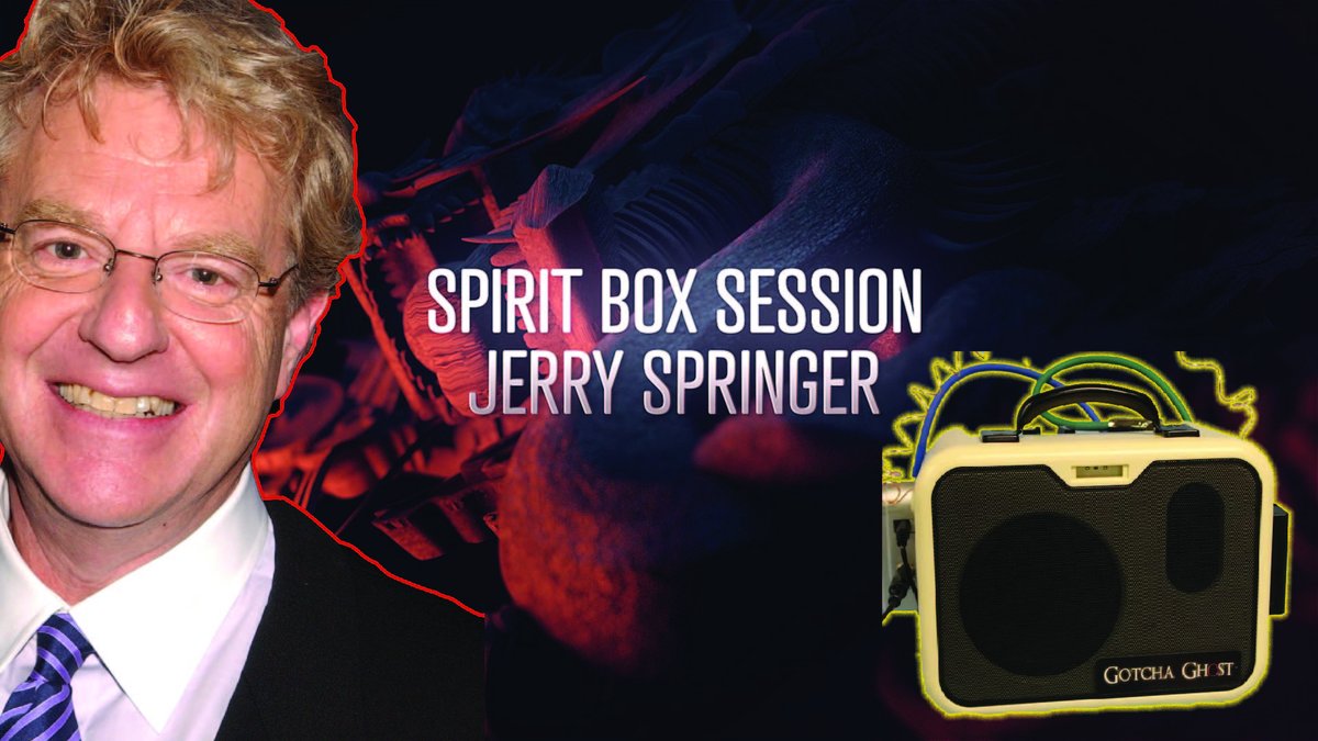 AfterLifeAdven3's tweet photo. JERRY SPRINGER Spirit Box Session | The Ringleader Speaks! https://t.co/hq13I3gvwN via @YouTube https://t.co/RoyHanYf0Z