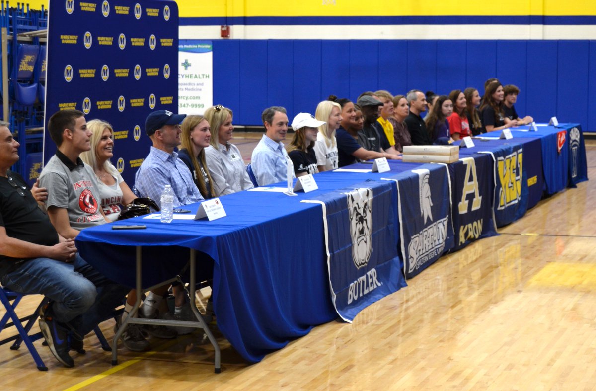 mmontad's tweet photo. Congratulations to our Warriors playing at the next level!  And to their families! https://t.co/ygMD5d1hSd
