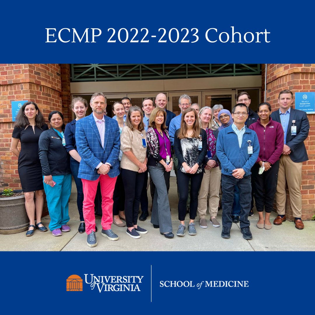 This morning, we held our final Early Career Mentoring Program session with our 2022-2023 cohort. Congrats to this year's cohort, and a big thank you to all their mentors! #ecmp #uvasom