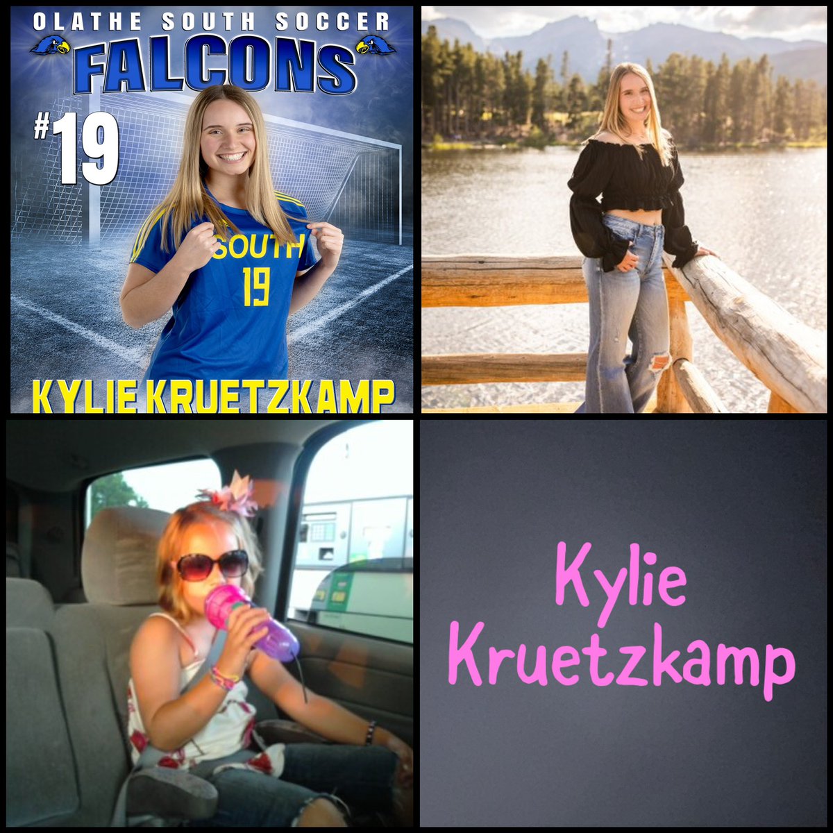 ⚽️SENIOR SPOTLIGHT⚽️

Kylie Kruetzkamp‼️

Favorite Memory: scoring in the ON game
Up Next: KSU - majoring in Marketing &amp; minor in graphic design 

Thank you for all of your contributions to our soccer program over the years. You've been a strong asset in the mid-field positions!!