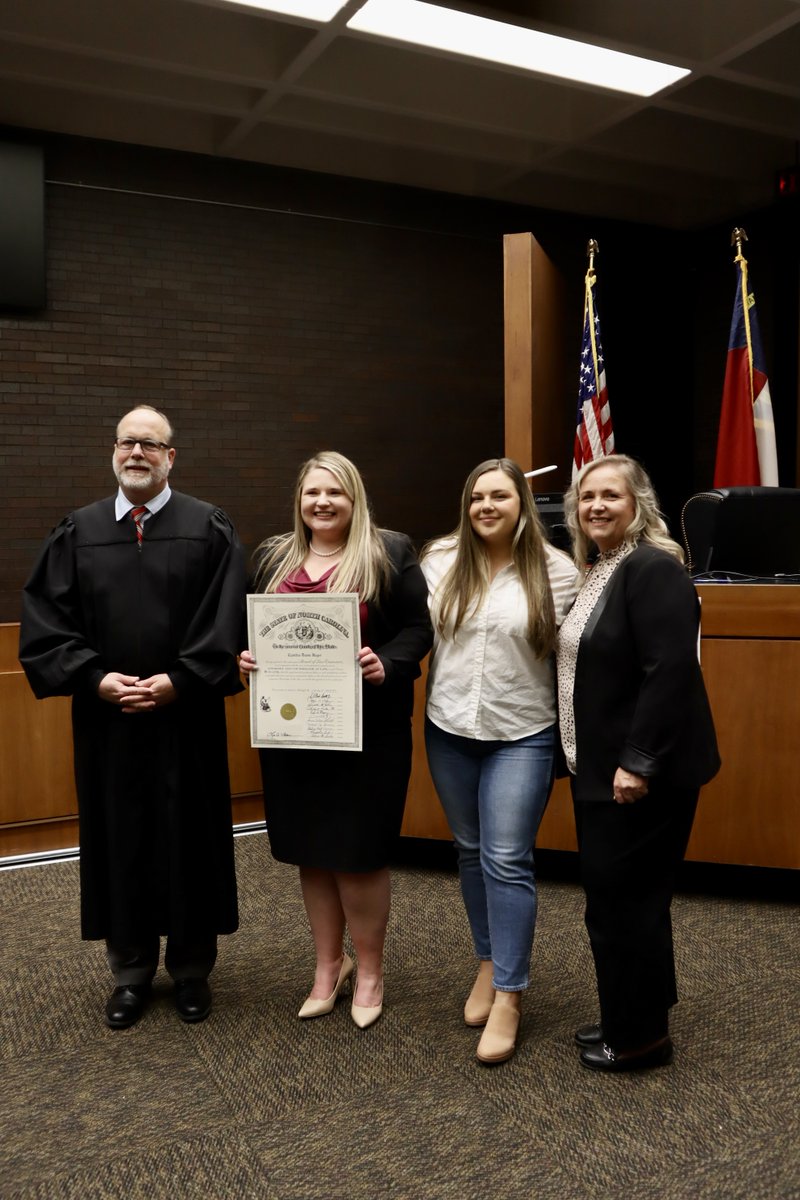 deutermanlaw's tweet photo. We are proud to welcome attorney Cynthia Hager to the Deuterman Law Group team. Cynthia was recently sworn into the N.C. Bar Association and is excited to officially begin her legal career. https://t.co/Fkmet5IVAE