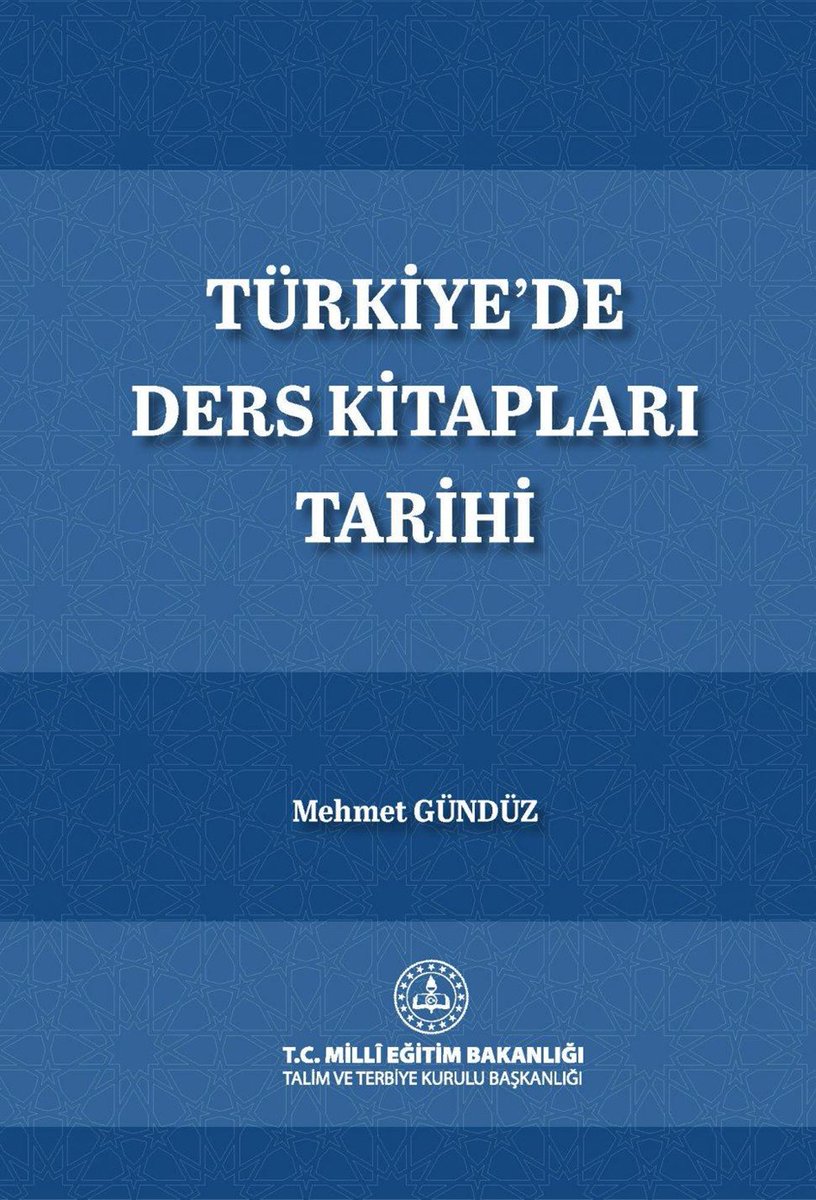Kıymetli meslektaşım Dr. Mehmet GÜNDÜZ'ün Türkiye'de Ders Kitapları Tarihi başlıklı, konuyu bütün yönleriyle ele alan, eğitim tarihine de ciddi bir katkı olan evsaflı çalışması TTKB tarafından yayımlandı. Emeği geçip vesile olanlara teşekkürler. İndir👇 ttkb.meb.gov.tr/www/turkiyede-…