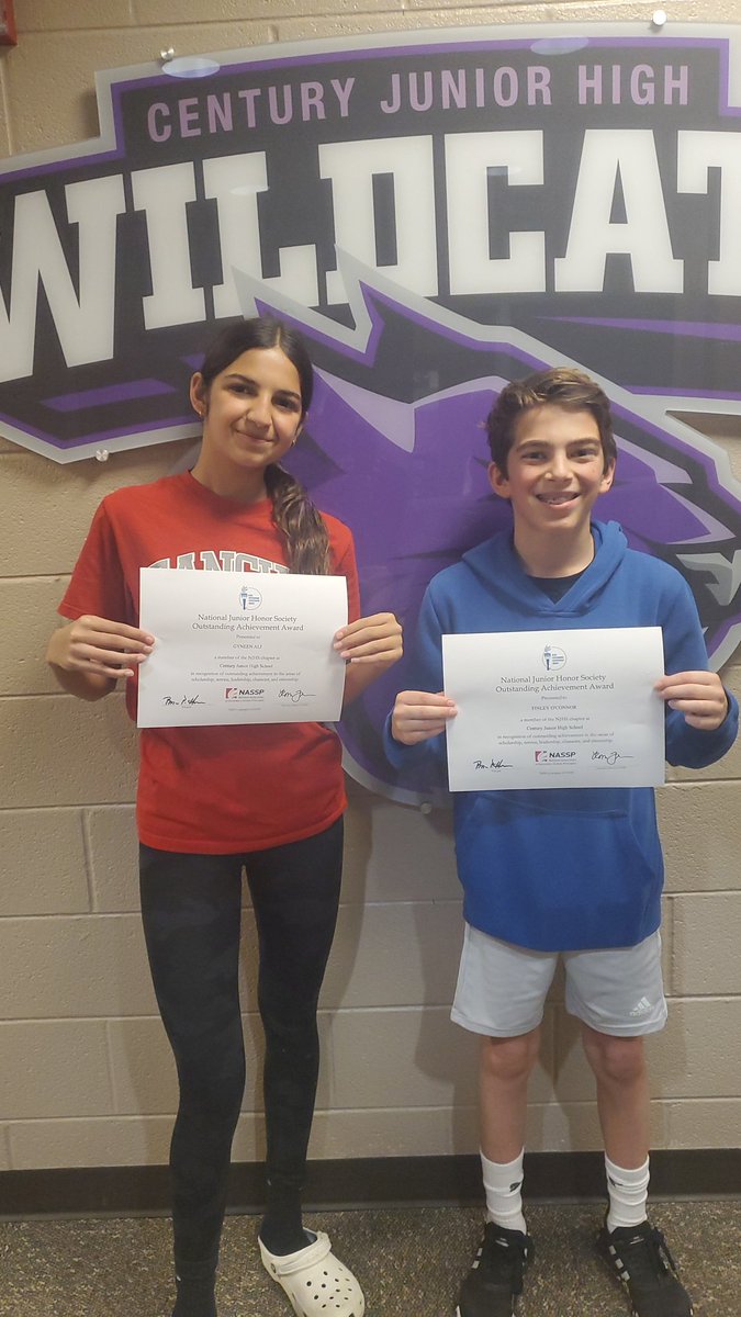 Señora Shalash (@sra_shalash) on Twitter photo <a href="/CenturyWildcats/">Century Junior High</a> <a href="/OSD135/">Orland District 135</a> <a href="/135NJHS/">OSD 135 NJHS</a> <a href="/pgodfrey13/">Patricia Godfrey</a> CONGRATULATIONS to Finn and Gyneen for winning the NJHS scholarship award for 2023! <a href="/CenturyWildcats/">Century Junior High</a> <a href="/OSD135/">Orland District 135</a> <a href="/135NJHS/">OSD 135 NJHS</a> <a href="/pgodfrey13/">Patricia Godfrey</a> CONGRATULATIONS to Finn and Gyneen for winning the NJHS scholarship award for 2023!