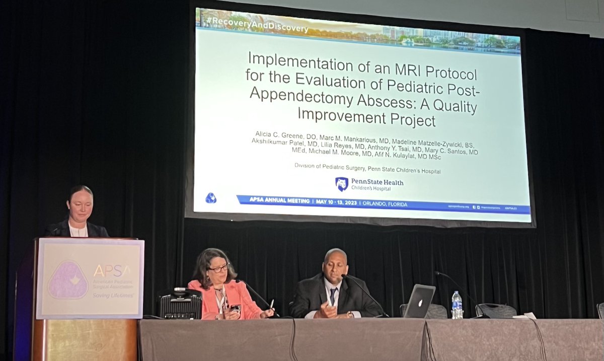 Rae Hanke, MD (@raehankemd) on Twitter photo Proud to work with @AliciaGreeneDo and hear her share our experience with MRI protocol for post-appy abscess evaluation at #APSA2023. <a href="/PSU_Surgery/">Penn State Surgery</a> <a href="/APSASurgeons/">APSA Surgeons</a> <a href="/AfifKulaylat/">Afif Kulaylat</a> Proud to work with @AliciaGreeneDo and hear her share our experience with MRI protocol for post-appy abscess evaluation at #APSA2023. <a href="/PSU_Surgery/">Penn State Surgery</a> <a href="/APSASurgeons/">APSA Surgeons</a> <a href="/AfifKulaylat/">Afif Kulaylat</a>