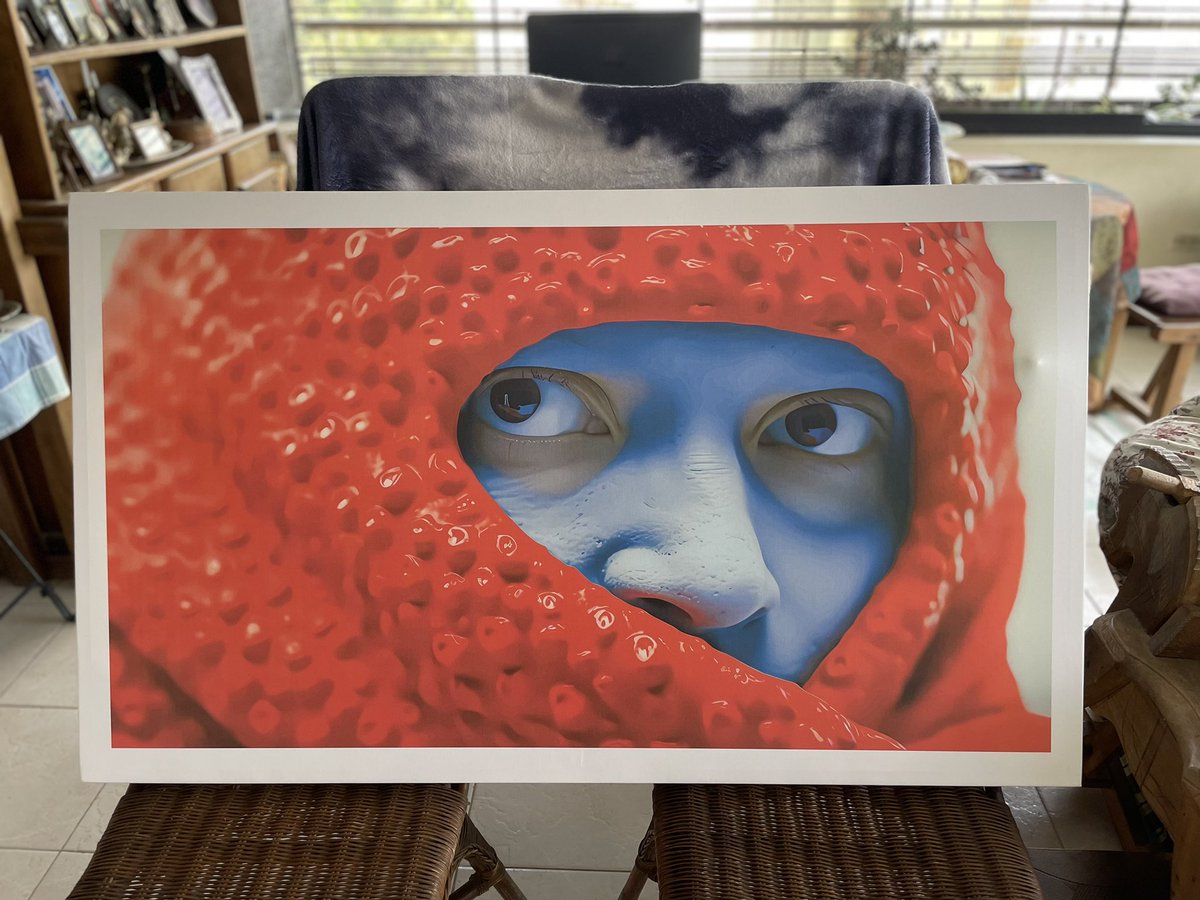 The time of creation🌅

You can now get any of my arts in physical form as a canvas painting! (As shown in the second image) 
I ship all around the world. 

DM for inquiries :)

#cryptoart #digitalart #art #artist #AI #AIart #aiartist #galleryart #midjourneyart #artwork #ANewLook