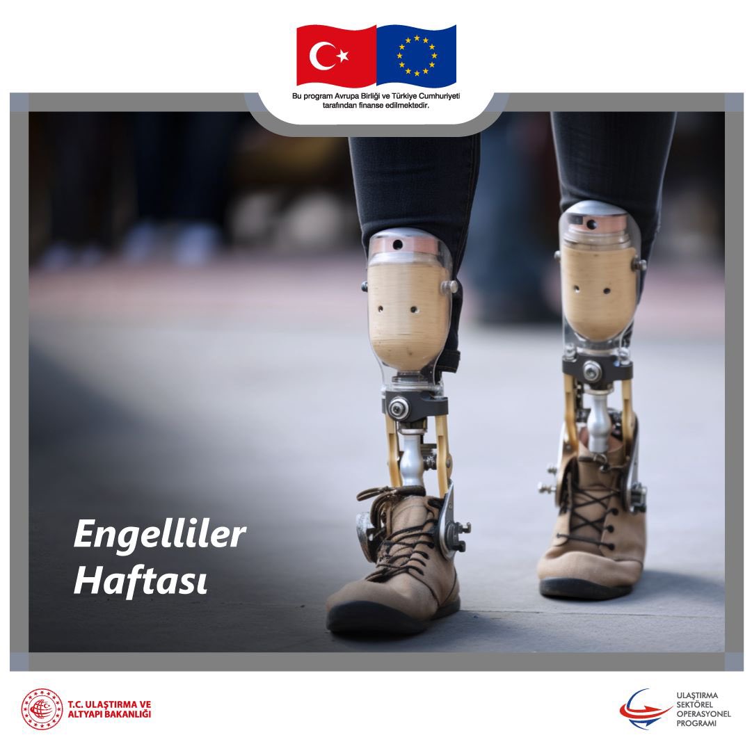 UlastirmaUSOP's tweet photo. Engelli bireylerin hayatlarındaki en büyük zorluklardan bir tanesi, toplumda hareket kabiliyetlerinin sınırlı olmasıdır. 🧍🏻♀️🧍🏻
#EngellilerHaftası #HareketKabiliyeti #EngelliDostuToplum
#USOP #ABTR 🇹🇷🇪🇺
@UABakanligi @EUDelegationTur @ABBaskanligi @ulastirma_abdi https://t.co/klDaTEdC7I