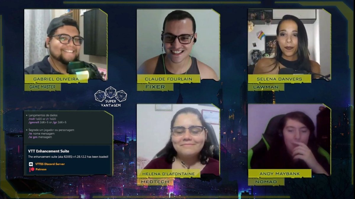 SuperVantagem's tweet photo. Assistam o primeiro episódio da nossa campanha quinzenal no sistema Cyberpunk RED, Black Mirror, mestrada pelo incrível @EuAxxel 🦾

https://t.co/aWSHu61AmZ

#cyberpunk2077 #cyberpunkred #rpgbrasil #jogandorpg #rpgdemesa #blackmirror https://t.co/6uSWC31oH9