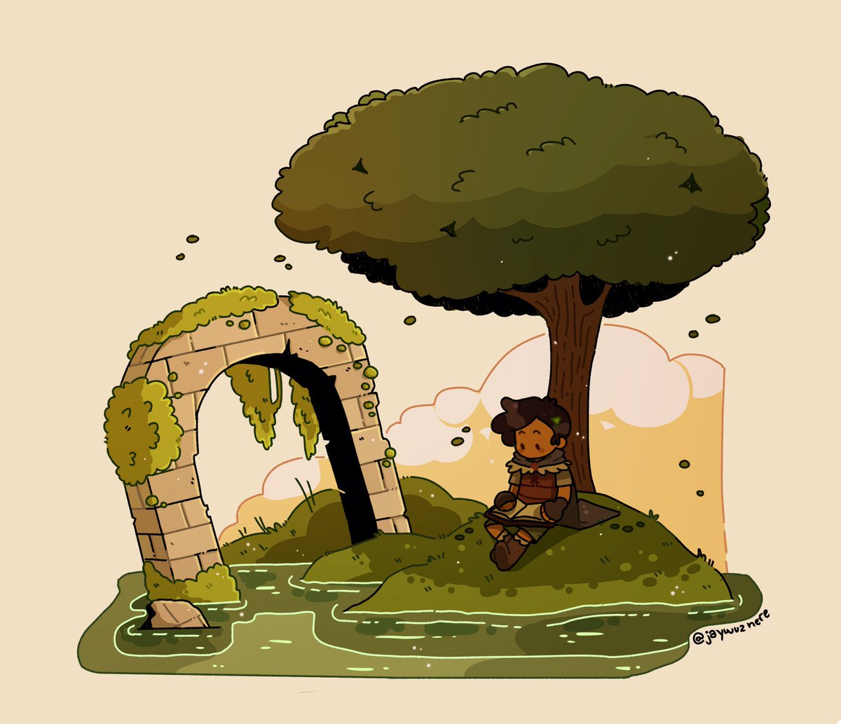 jaywuzhere's tweet photo. the ruins all around newtopia must've been a sight to see :]

#amphibia #amphibiafanart #MarcyWu https://t.co/Z3PMwq1qna