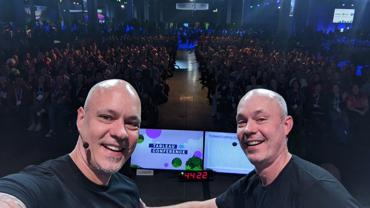 We are filled with gratitude for everyone who came out and waited in line to see our #Data23 presentation. And when we saw how many people came, well we both got quite emotional. We can or begin to thank you enough. This community is AMAZING!!!