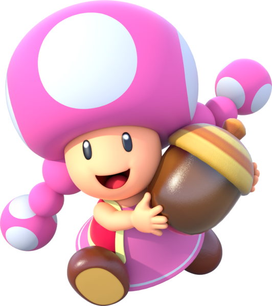 DailyToadette's tweet image. Toadette from Mario Party: Star Rush