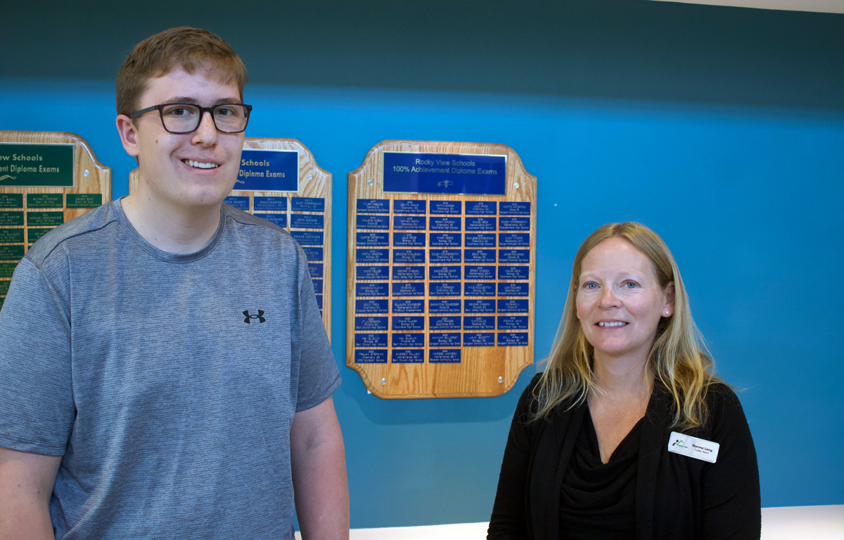 rvsed's tweet photo. This morning, six students from @BCHSChargers, @Beiseker_school, @WGMurdoch &amp; Springbank Community High School who achieved 100% on their diploma exams in January were recognized in person &amp; on Zoom by the Board. Congrats to these students on your remarkable achievement! #RVSed https://t.co/yxzyQMoFpu