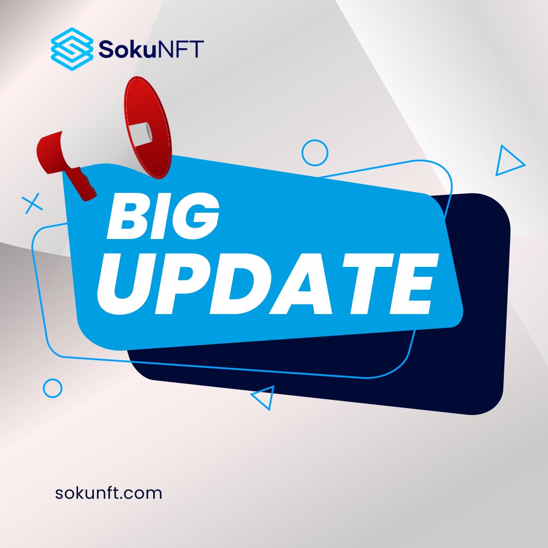 SokuSwap's tweet photo. (1/5) Hey SokuFam! We've got a major update that you need to hear about.🥳🥳 

🔹Our team has worked hard to bring you the best possible experience regarding credit card sales, and we've made some big changes to reflect that.

#NFTs #sokunft #Web3 https://t.co/i2J3hkvYh8