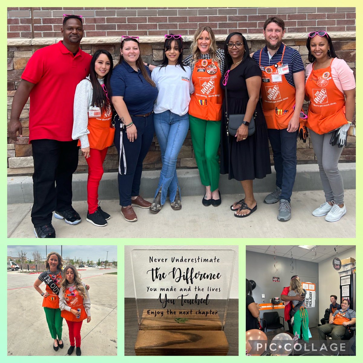 Wow. 😲 The teams 🍊 of my past &amp; present showed up &amp; showed out to send me off in 😎 style. So grateful 🙏🏼 for the 🧡 relationships formed along the way. Thank you! Here’s to the next 💁🏼‍♀️ leg of my journey! #built2Prosper🔨  #mentorship #leadership #SWBEST