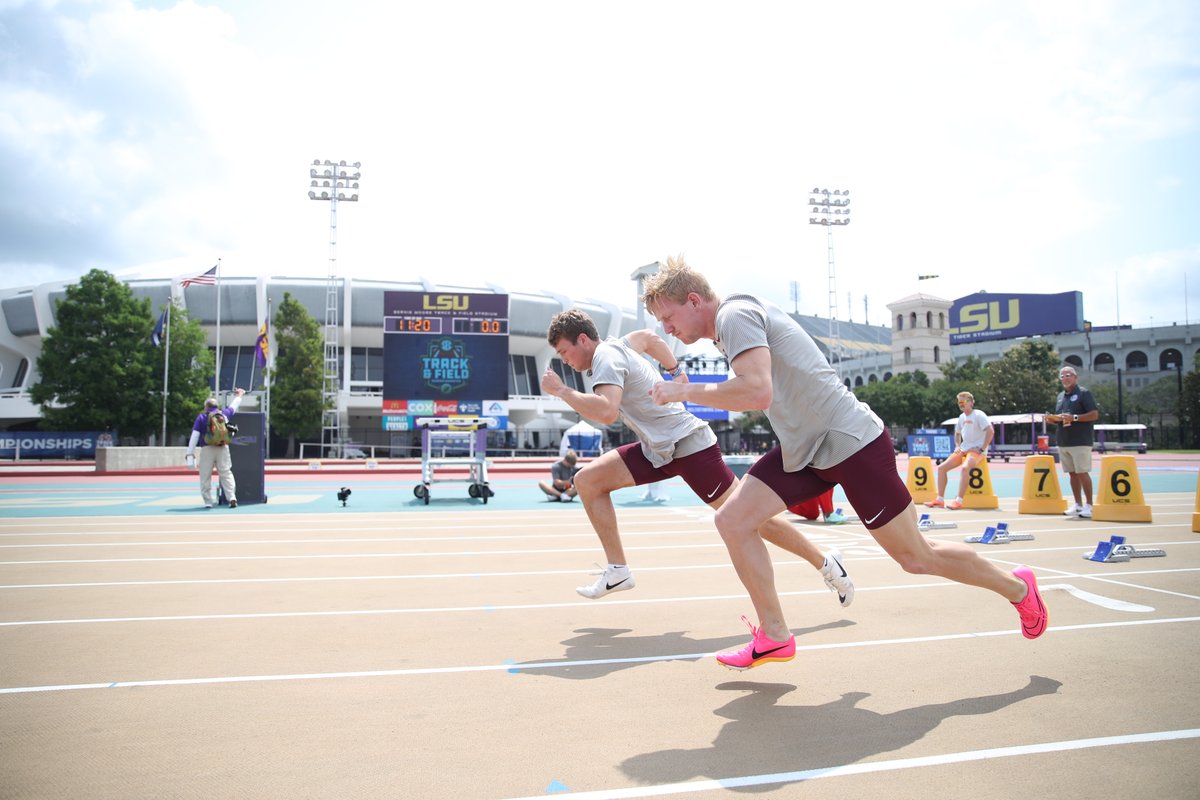 aggietfxc's tweet photo. SEC Decathlon - 100m

3. Blake Harris - 10.65 PR (940)
6. Landon Helms - 11.00 PR (861)

#GigEm | @blakeharris13_ | @AirLandon_ https://t.co/C4EcyZbrAQ
