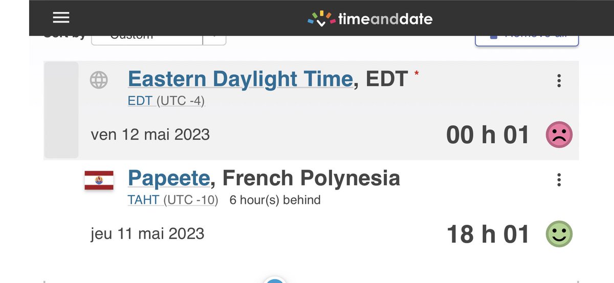 Today is the liberation Day for thousands of Polynesians who have been unable to transit via the USA since Nov 8th, 2021 ! The exact time will be tonight at 18h01 local time which is the equivalent of May 12th, 12.01 am EDT (very complex CDC language). Freedom will ring at 18h01!