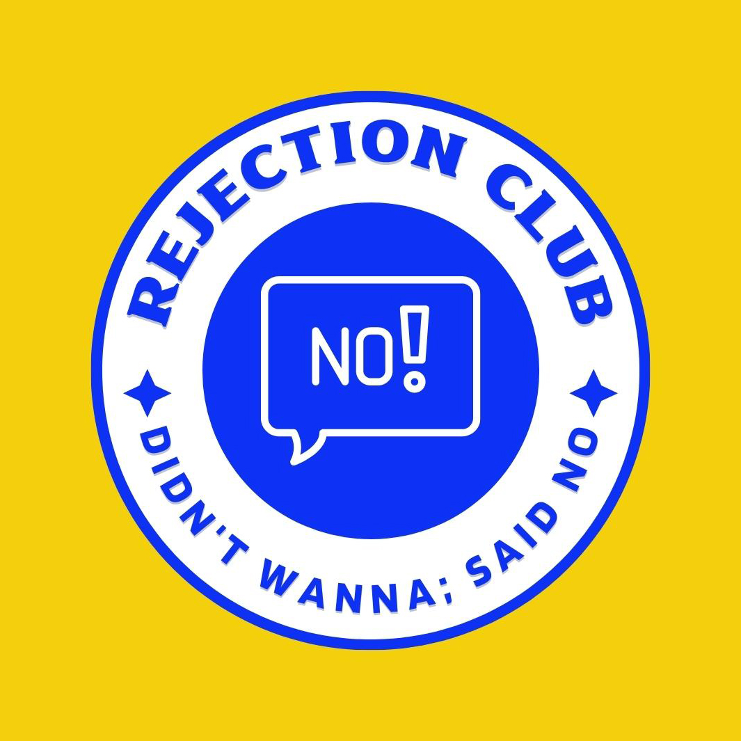 SarahandLeila's tweet photo. Some Rejection Club merit badges for you, because you've earned them. https://t.co/oK9FuqYzgy