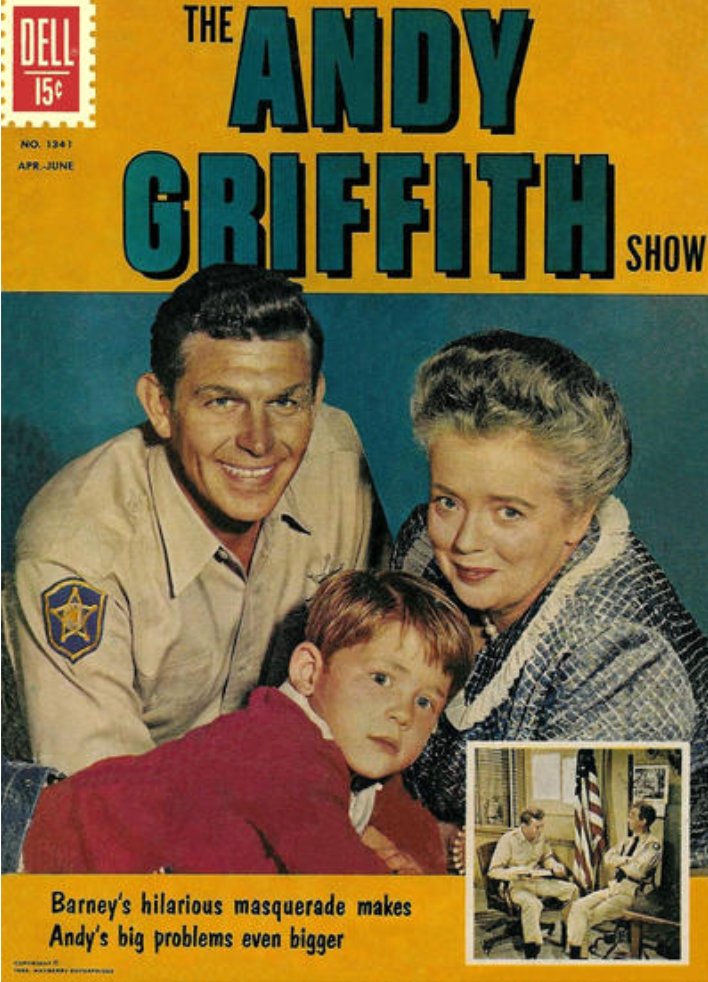 April 1962
DELL #comic

THE ANDY GRIFFITH SHOW

One of the finest examples of TELEVISION comedy

#popculture #retro #vintage #comicbook #60s #1960s #nostalgia #nostalgic #TAGS #AndyGriffith #DonKnotts #RonHoward #FrancisBavier