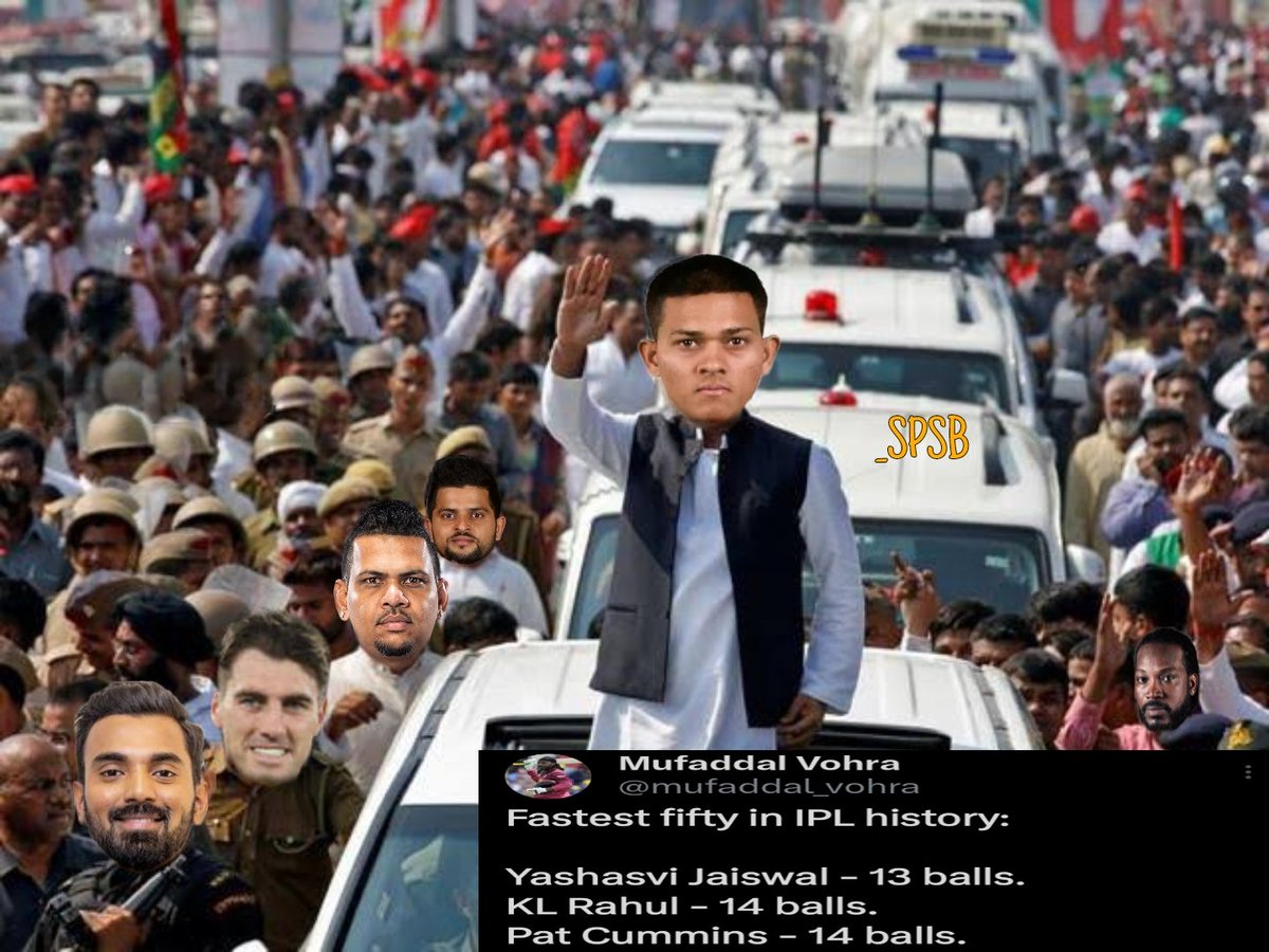 Fastest 50 For Yashasvi Jaiswal.
What A Player, Bow Down To Him 🛐

#YashasviJaiswal #KKRvRR #RRvsKKR #RajasthanRoyals
