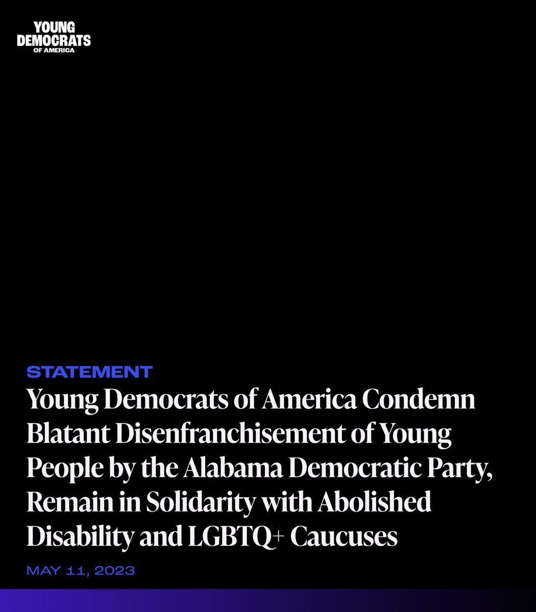 Young Democrats of America tweet media