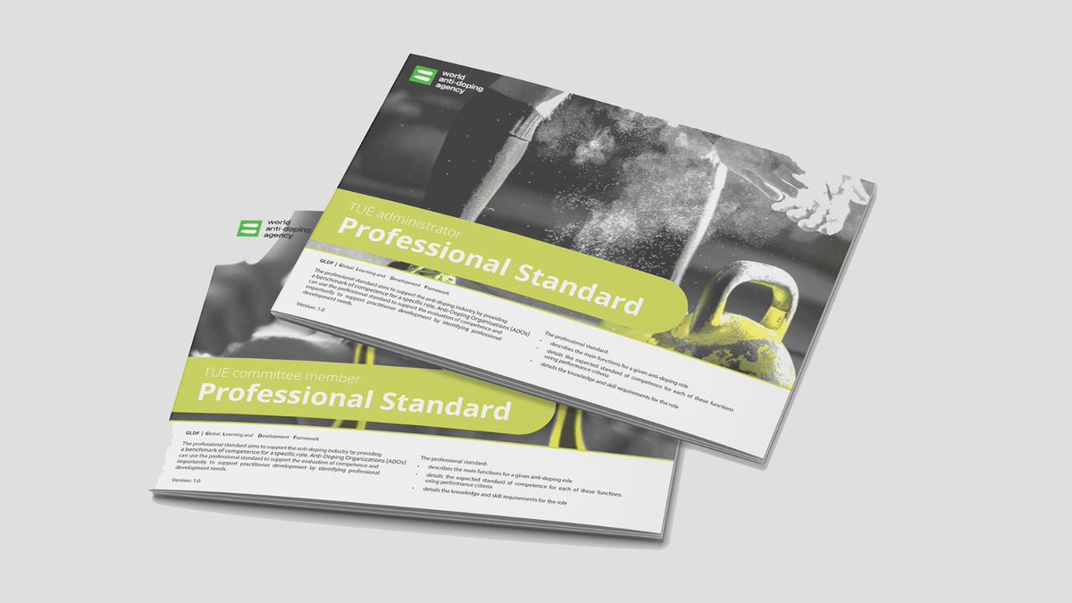 wada_ama's tweet photo. We are pleased to announce the publication of our new Professional Standards aimed at improving the level of knowledge, skills and competencies of the global anti-doping Therapeutic Use Exemption (TUE) workforce. These Standards can be used by ADOs and other stakeholders to develop their practitioners and the contingent workforce who support delivery of their anti-doping programs. They can also be used to evaluate professional competencies and support development through the identification of opportunities for improvement. The new TUE Professional Standards are available on our website: https://t.co/9e6zpbb3cR