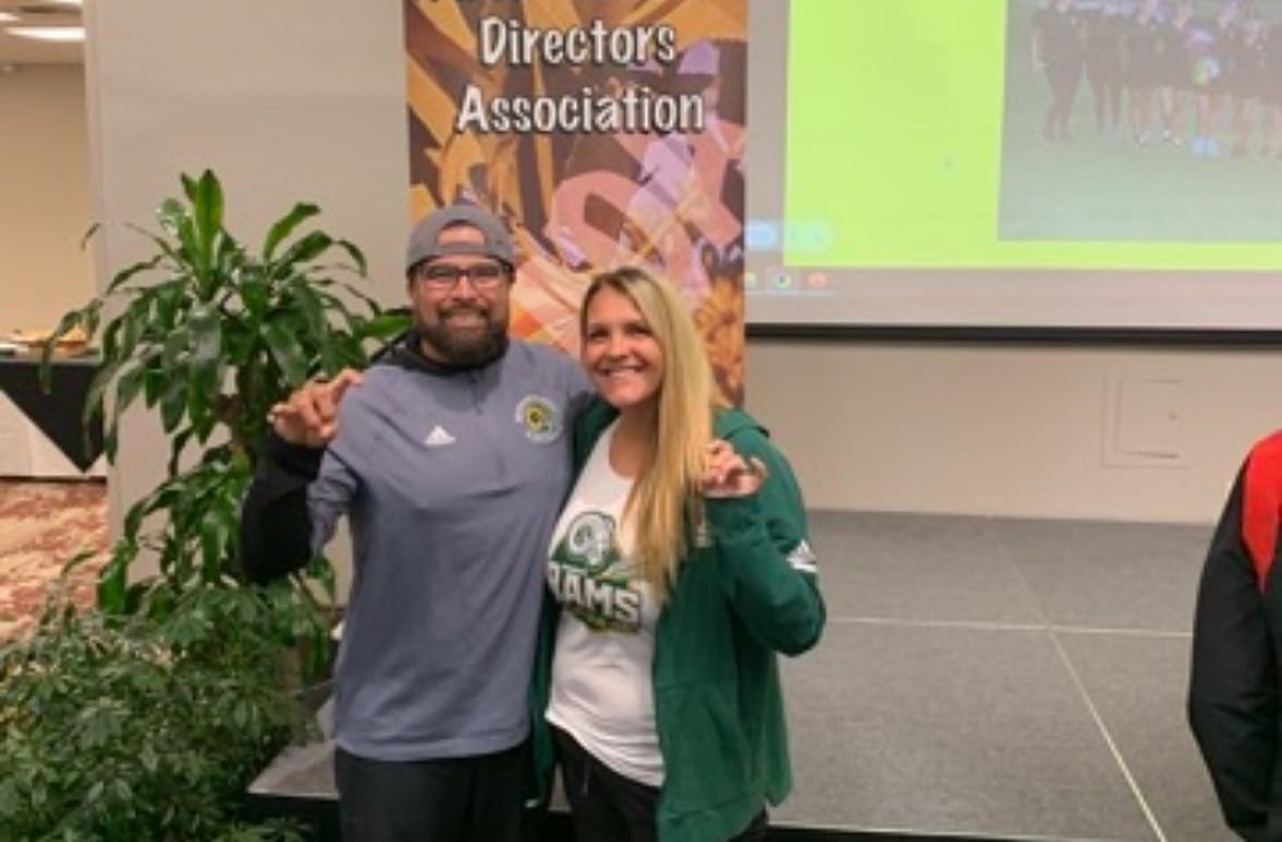 MollySovacool's tweet photo. .:2021-2022-2023:. 

Back-Back-Back 

League Campions. 

Champions Breakfast with my Favorite Ram🥍🐏💚 https://t.co/gv4QyWvIWj