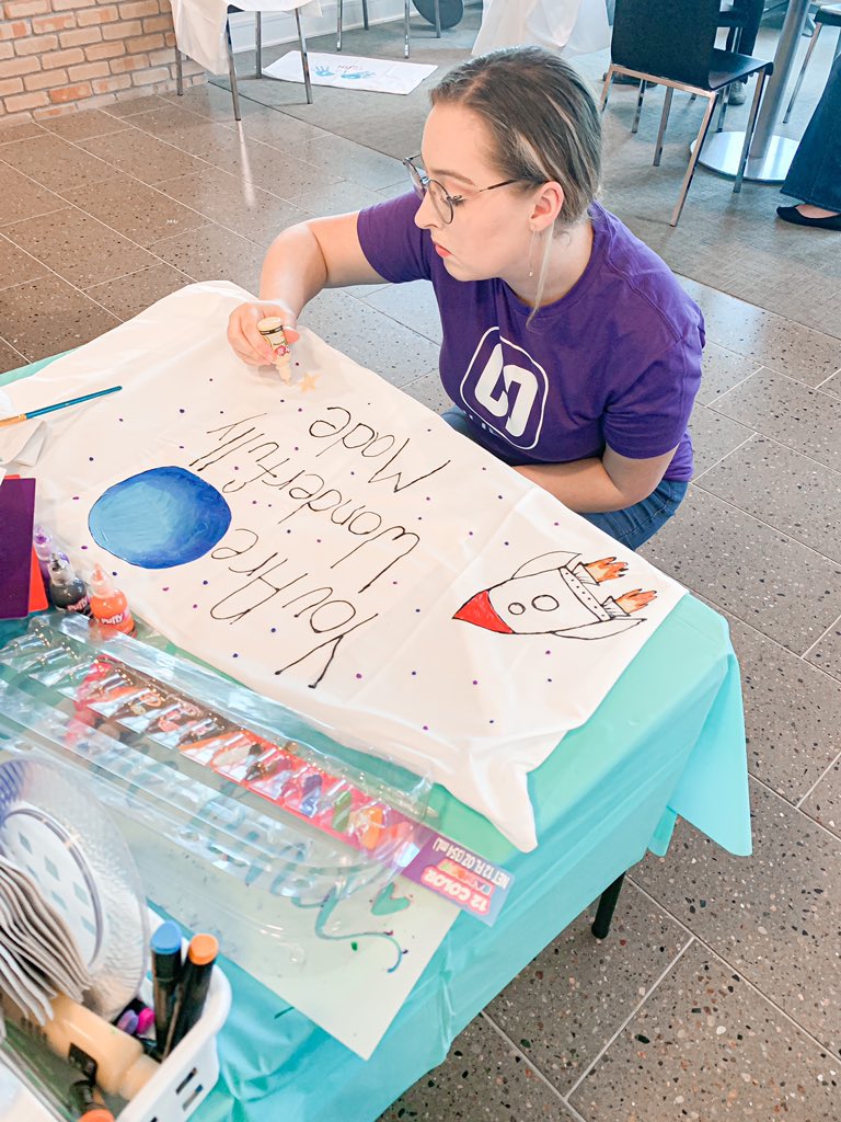 StuderEducation's tweet photo. While all together at strategy this week, our Studer Education and @BeTeacherReady teams decorated pillow cases for the kids at Gulf Coast Kid's House for #serveday!
@Huron #iamHuron https://t.co/it3jQ0OB1Q