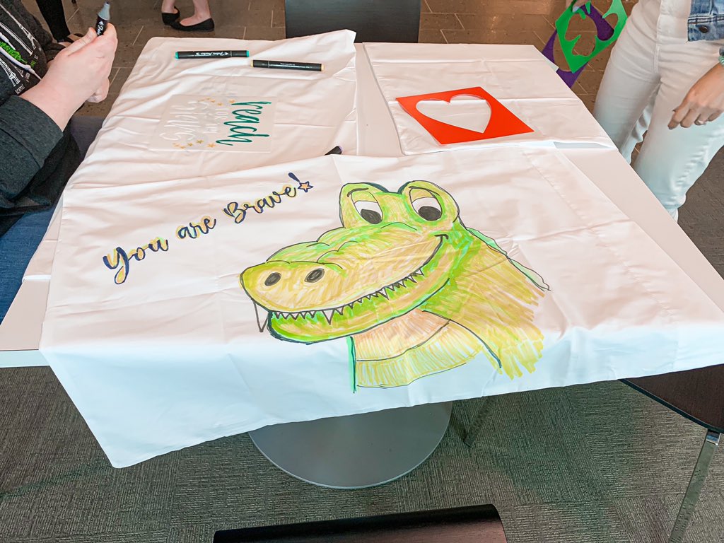 StuderEducation's tweet photo. While all together at strategy this week, our Studer Education and @BeTeacherReady teams decorated pillow cases for the kids at Gulf Coast Kid's House for #serveday!
@Huron #iamHuron https://t.co/it3jQ0OB1Q