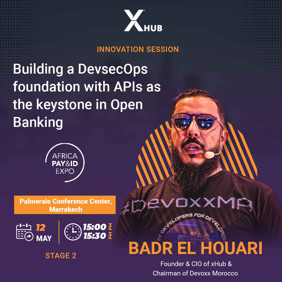 xhubio's tweet image. Join us at #APIDE for an exceptional innovation session led by @badrelhouari. During this session, Badr will dive into the topic of &quot;Building a DevsecOps Foundation with APIs as the Keystone in Open Banking.”
See You There 👋