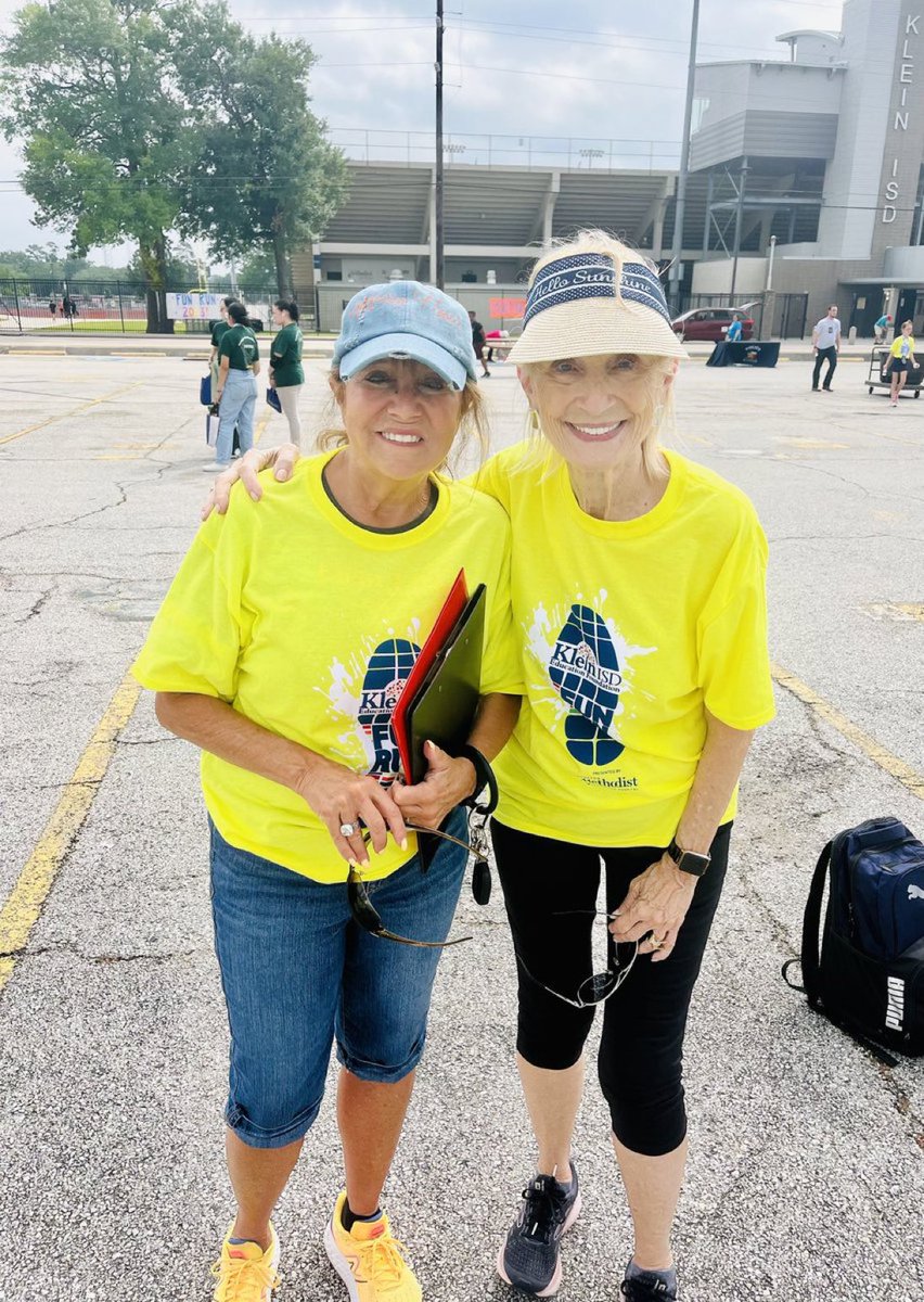 Great time at Klein Education Foundation Fun Run ! Loved working with my friend Georgan Reitmeyer !