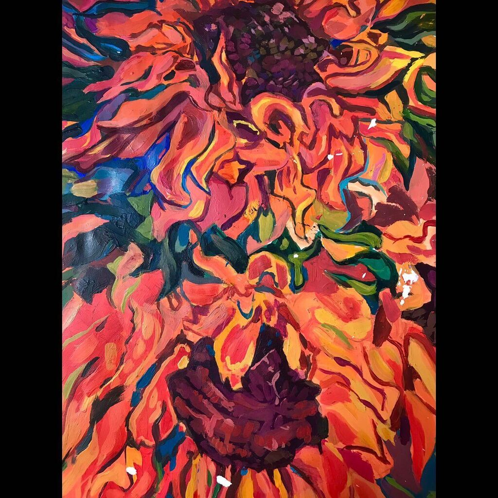 Stunning flora &amp; fauna studies to brighten up your week 😍👌🏽👏🏽👏🏽👏🏽
.
.
.
.
#flora #fauna #flowers #nature #mothernature #expressivepainting #colour #acrylicpainting #talent #artinschools #vibrant #bravo