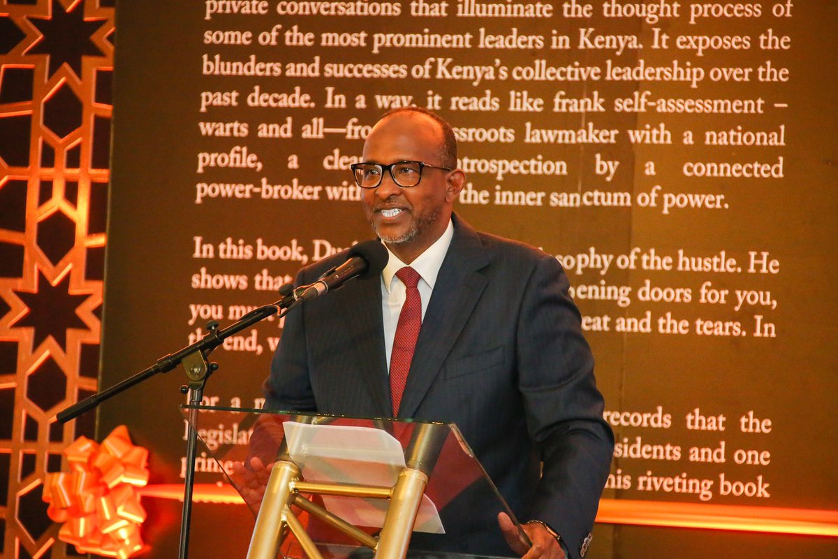 EAC_IPU_Ke's tweet photo. President @WilliamsRuto's Friend and comrade @HonAdenDuale has always been a straight shooter and he lives up to the billing in his well written book - "#For_The_Record". https://t.co/NJRvssrui4