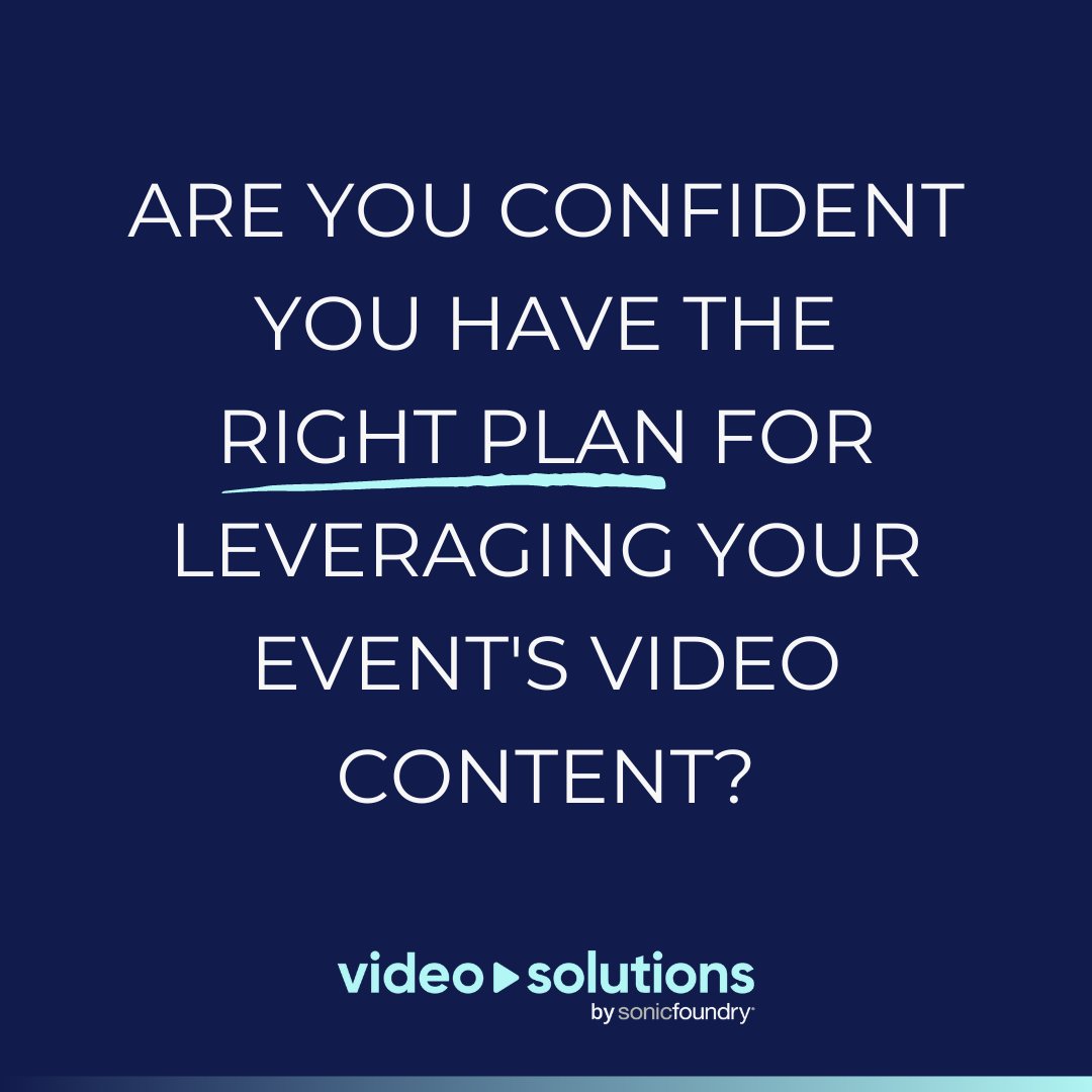 vidsolutionspro's tweet image. Video Solutions can provide you with the tools to quickly edit, enhance, and redeploy the video captured during an event for ongoing engagement and maximum value. 

Learn more at bit.ly/3VXSkzZ

#VideoSolutions #EventTips #VideoStrategy #EventPlanning