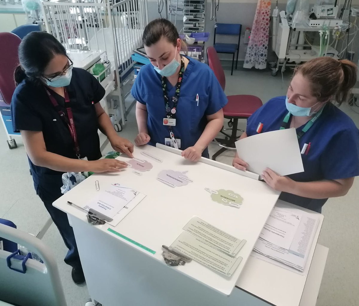 PCCUed_NUH's tweet photo. #focusfortnight @PCCUatNCH considering restrictive physical interventions vs therapeutic holding
Generating interesting discussions about #patientsafety #distractiontherapy @nottmchildrens https://t.co/0cMRg8KC6R