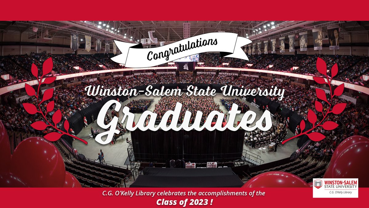 Congratulations to the Winston-Salem State University Class of 2023. You all did it! Great success to all of you.

#WSSU23 #WSSUGRAD #success #wssu #WSSU2023graduation #winstonsalem #OKellyLibrary #ILoveMyHBCU #HBCU #BeTheNext #wssu1892 #WSSUAlumni