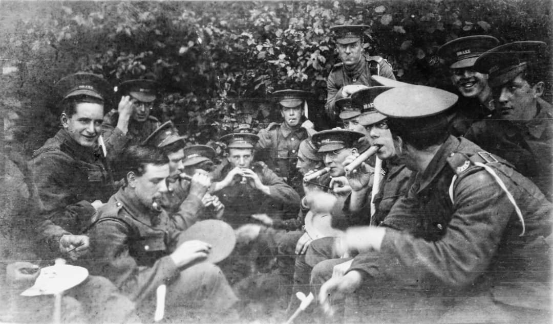 Drake Battalion,  at Blandford Camp playing whistles 

#ww1 #thegreatwar #royalnavaldivision #ww1royalnavaldivision #royalnavy #war #britishhistory #history