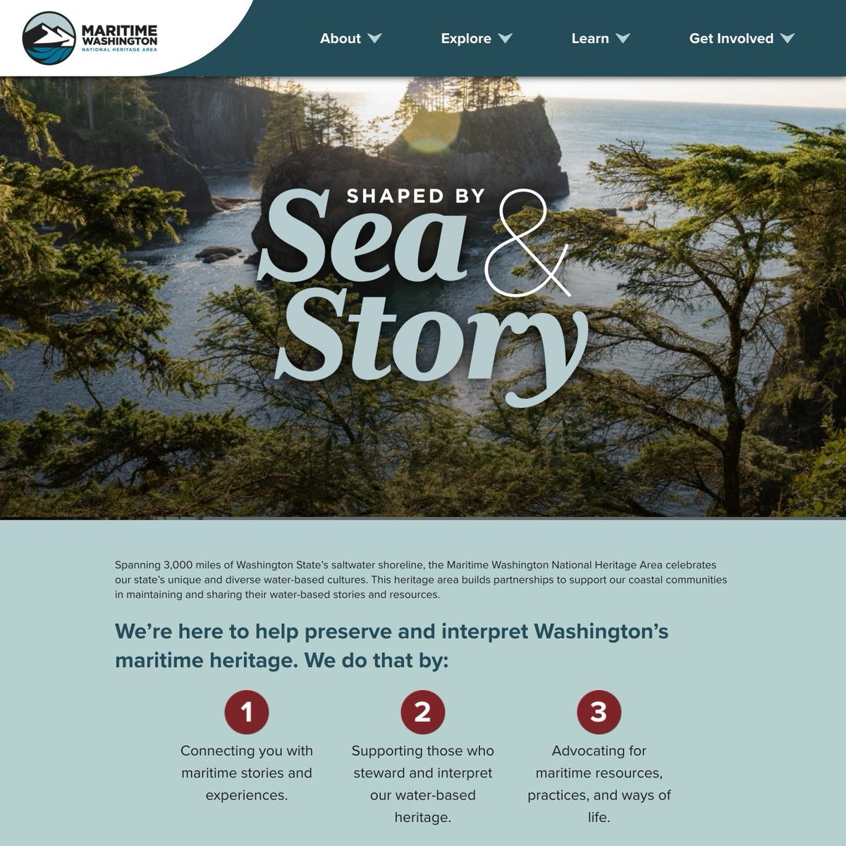Our shorelines and maritime culture have shaped this place and its people. Today, maritime heritage remains a vibrant part of Washington’s communities, economy and identity.  Today we’re introducing the heritage’s area’s new website. Explore it here: maritimewa.org