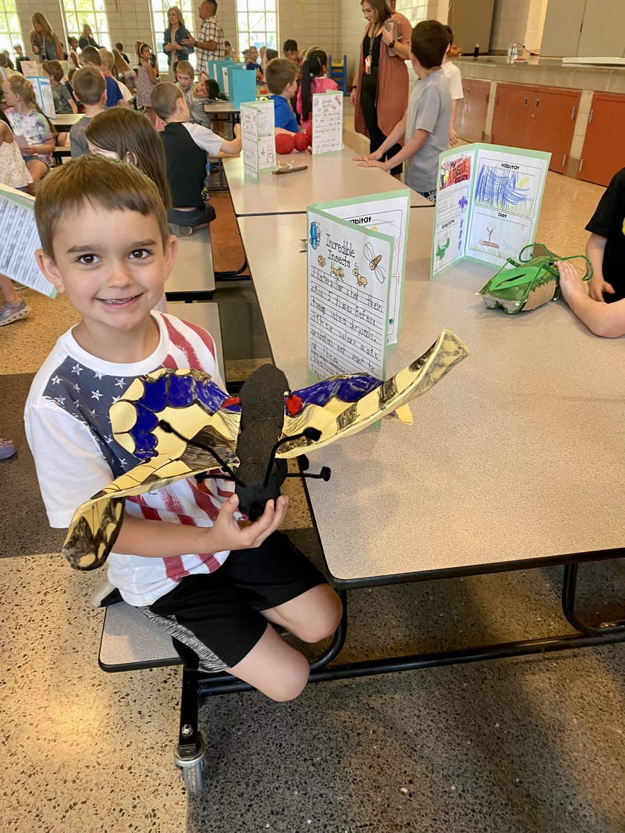 MrsBetken's tweet photo. 1st grade insect reports were amazing!! #teachmorris https://t.co/wQaAk6Vmr4