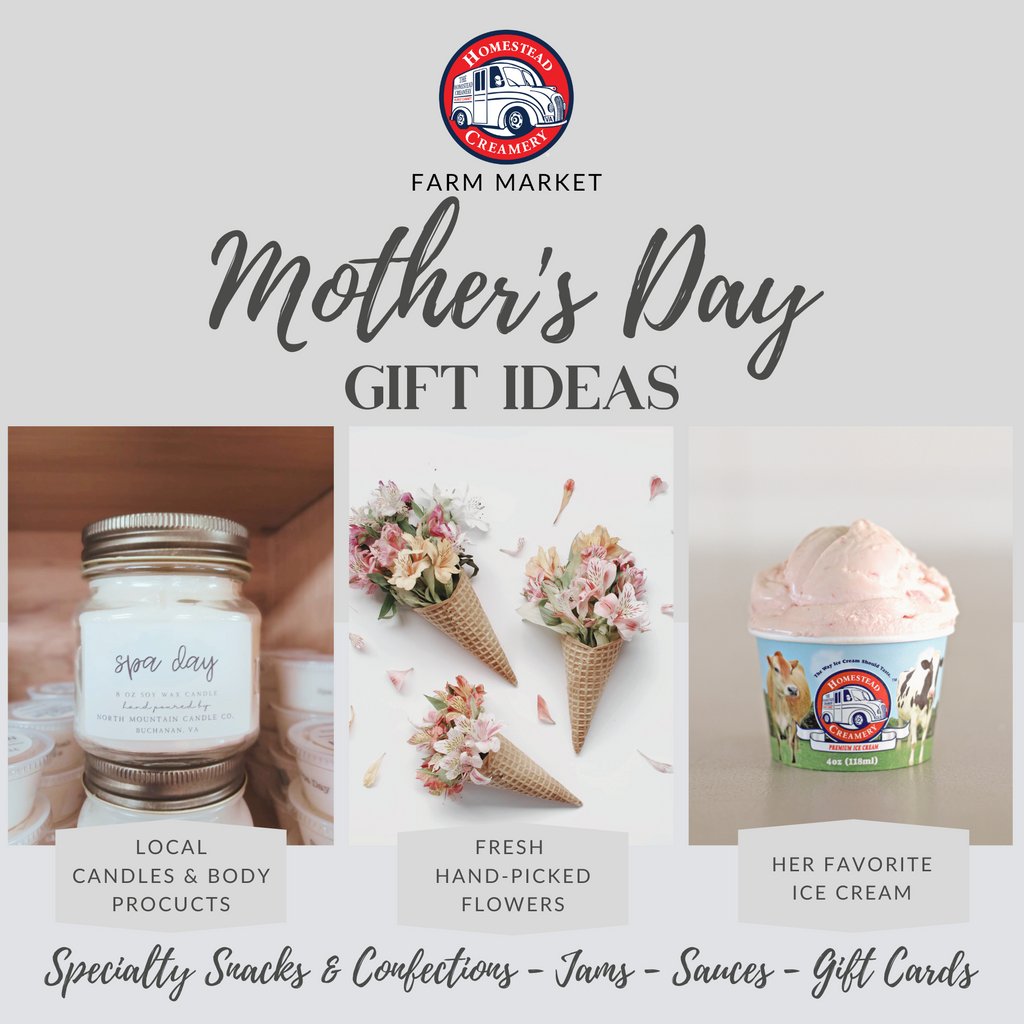 homesteadcream's tweet photo. Stop by our Farm Market this week to grab some goodies for all the Moms in your life! https://t.co/lKcNJcCyLN