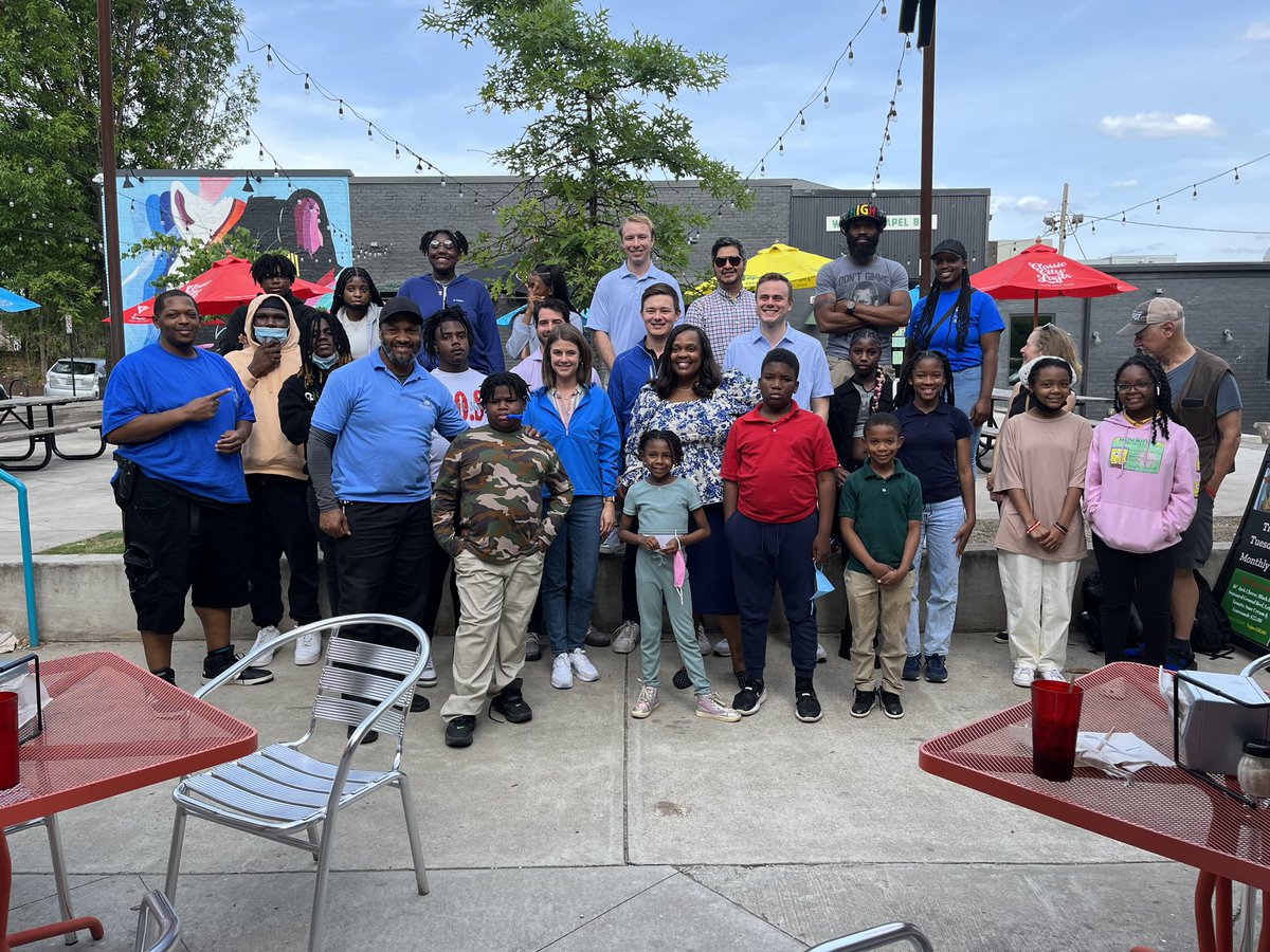 Our purpose is to transform communities and spaces so people can thrive. We just shared the news with @SummerhillCM that we’ll transform their basketball court so Summerhill youth will have a new, safe place to play this summer and beyond! #ATLYearOfTheYouth 🏀