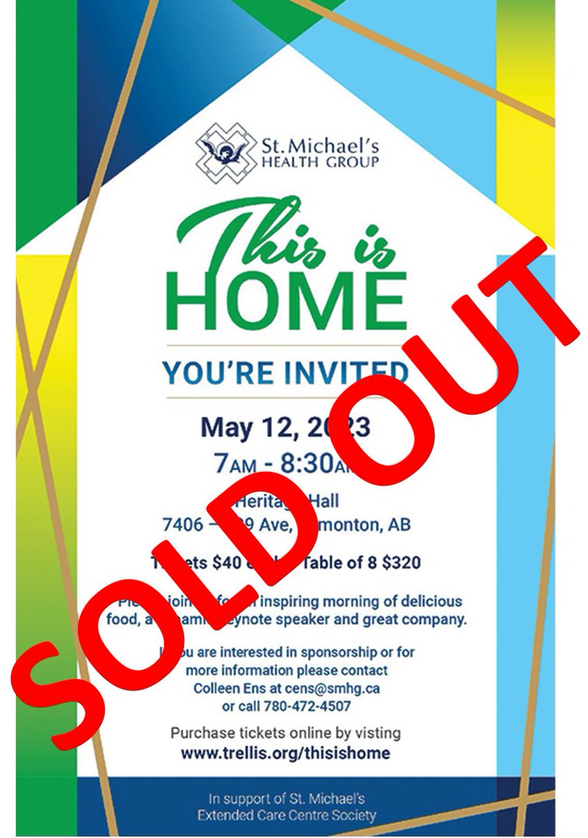 SMHGJohn's tweet photo. Thank you to everyone who has purchased tickets for our amazing SOLD-OUT This is Home Breakfast!  I look forward to seeing all of you!  
Still would like to support? Please scan the QR codes to be able to purchase a 50/50 ticket or make a donation.  #fundraiser #yeg #ThankYou https://t.co/CtxQvsdWMh