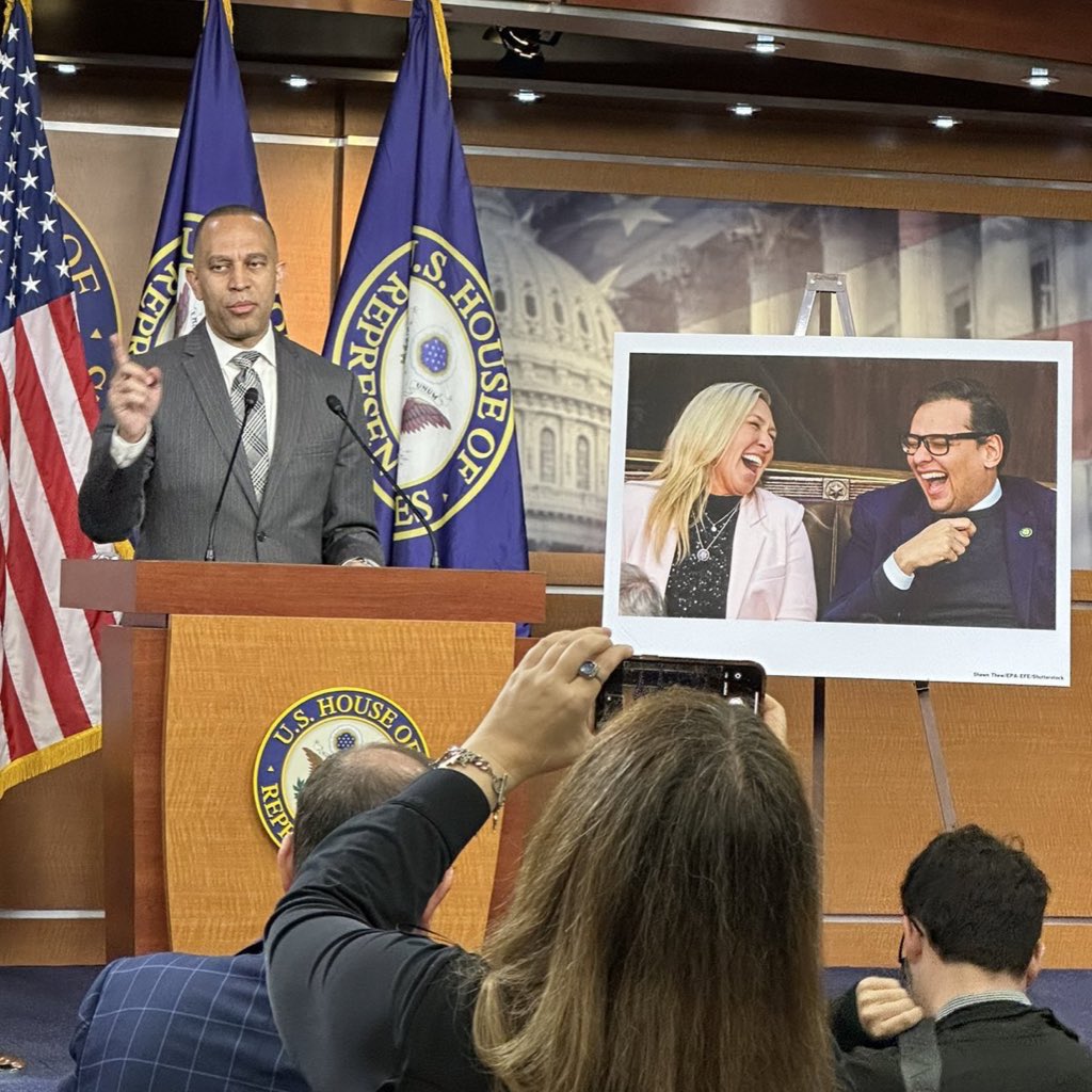 No one is better than Hakeem Jeffries at calling out the GOP.