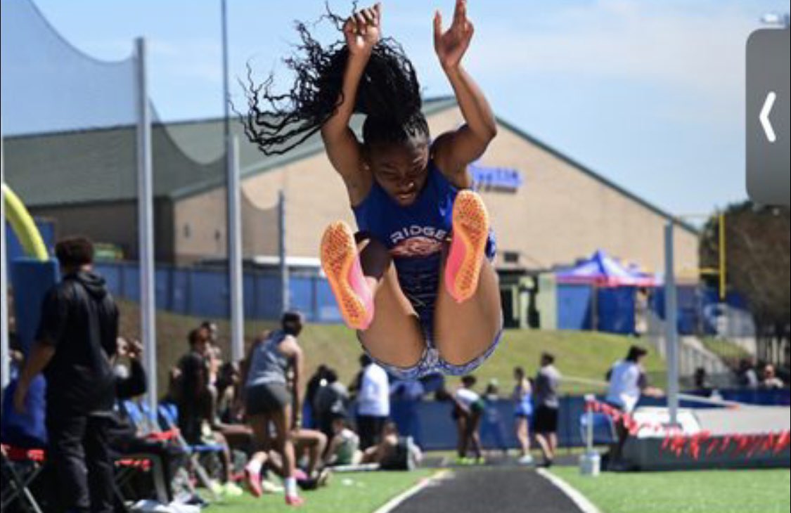 CONGRATS TO DAEDRIAN BEVILLE FOR FINISHING 12TH AT THE STATE MEET IN THE TRIPLE JUMP WITH A NEW PR OF 36-1!