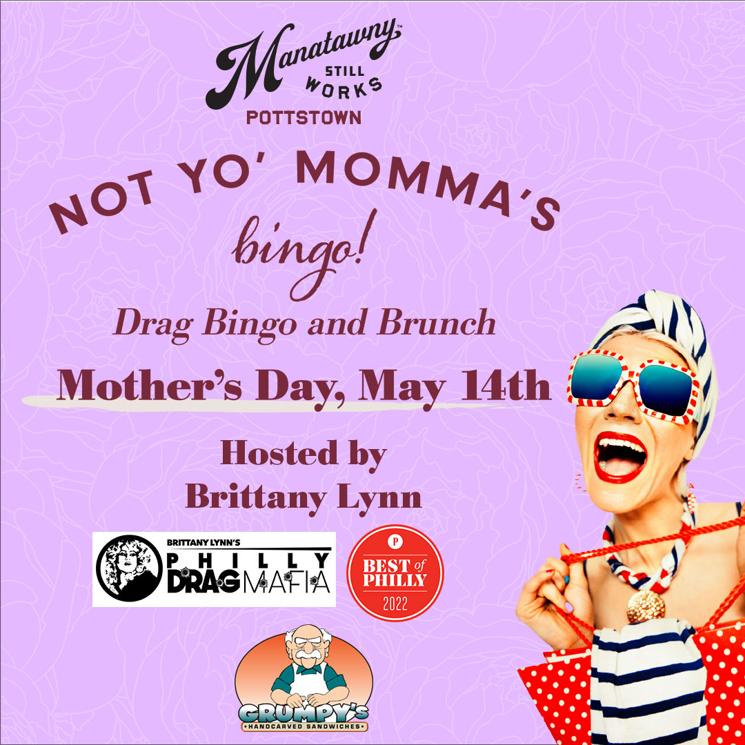 Looking for last-minute Mother's Day plans? Join us for Drag Bingo & Brunch at the Distillery in Pottstown! Learn more and get your tickets at loom.ly/7wNExBA #dragbingo #mothersday2023